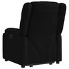 vidaXL Fauteuil inclinable noir tissu
