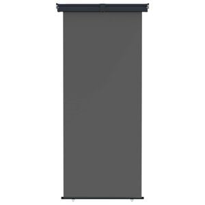 vidaXL Store lat&eacute;ral de balcon 100% polyester fer acier