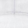 vidaXL Serre avec cadre en acier blanc 120 m&sup2; 24x5x2,3 m