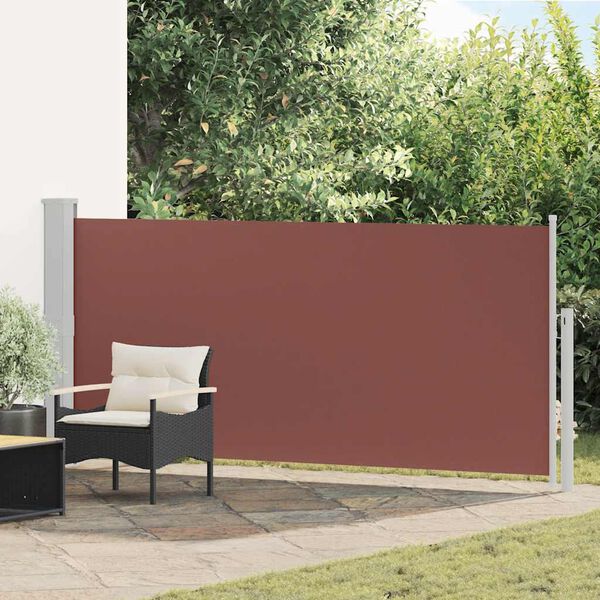 vidaXL Auvent lat&eacute;ral r&eacute;tractable 140 x 300 cm Marron