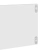 vidaXL Étagères murales 2 pcs Blanc 80x11,5x18 cm bois d'ingénierie