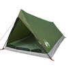vidaXL Tente de camping 2 personnes vert olive imperm&eacute;able