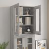 vidaXL Armoire murale suspendue Sonoma gris 69,5x34x90 cm