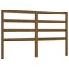vidaXL T&ecirc;te de lit Marron miel 156x4x100 cm Bois massif de pin