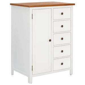 vidaXL Garde-robe 76x52x105 cm Bois de ch&ecirc;ne massif