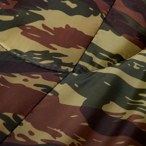 vidaXL Sac de couchage double et oreillers adultes camping 3-4 saisons