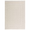 vidaXL Tapis ZIZUR cr&egrave;me 120x170 cm aspect de jute int&eacute;rieur ext&eacute;rieur