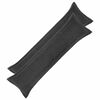 vidaXL Housse de coussin 2 pc HOUTEN Gris fonc&eacute; 40 x 145 cm Boucl&eacute;