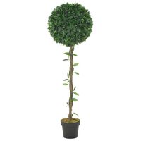 vidaXL Plante artificielle Laurier avec pot Vert 130 cm