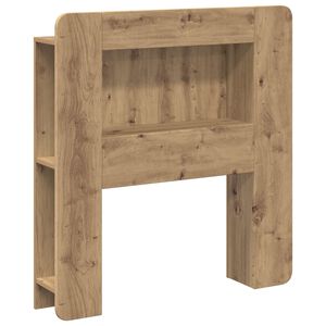 vidaXL Cabinet de T&ecirc;te de Lit Ch&ecirc;ne artisanal 80 cm Bois d&rsquo;ing&eacute;nierie