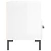 vidaXL Tables de chevet 2 pcs blanc brillant 40x35x47,5 cm