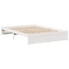 vidaXL Lit biblioth&egrave;que sans matelas blanc 140x190 cm bois pin massif