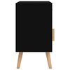 vidaXL Tables de chevet 2 pcs noir 40x30x55 cm bois d'ingénierie