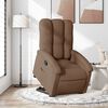 vidaXL Fauteuil inclinable Marron Tissu