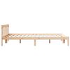 vidaXL Cadre de lit extra long sans matelas 140x220 cm bois massif pin