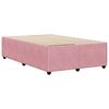 vidaXL Cadre de lit sans matelas rose 120x200 cm velours