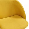 vidaXL Ensemble de salle &agrave; manger 3 pcs Tissu Jaune