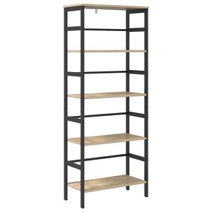 vidaXL &Eacute;tag&egrave;re 4 niveaux 60 x 29,5 x 149 cm Bois d'ing&eacute;nierie