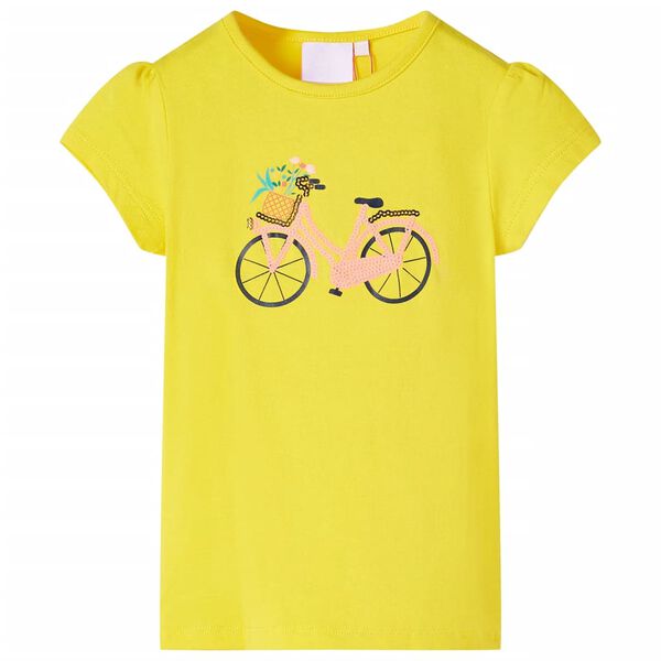 T-shirt pour enfants jaune 140