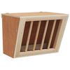 vidaXL Mangeoire &agrave; foin pour lapins 25x18,5x20,5 cm bois massif sapin