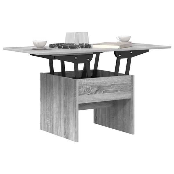 vidaXL Table basse Gris Sonoma 55 x 54,5 x 45 cm Bois d'ingénierie