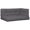vidaXL Coussins de palette lot de 5 anthracite tissu