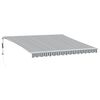 vidaXL Auvent r&eacute;tractable automatique anthracite et blanc 400x350 cm
