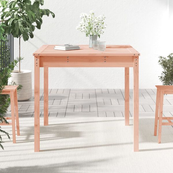 vidaXL Table de jardin 82,5x82,5x76 cm bois massif de douglas