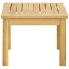vidaXL Table basse Acacia clair 45 x 45 x 36 cm Bois d'Acacia Massif