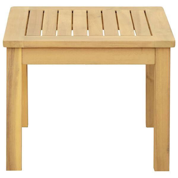 vidaXL Table basse Acacia clair 45 x 45 x 36 cm Bois d'Acacia Massif