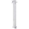 vidaXL Colonne &agrave; eau de jardin 60 cm acier inoxydable carr&eacute;