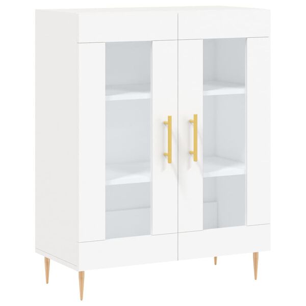 vidaXL Buffet blanc 69,5x34x90 cm bois d'ingénierie