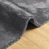 vidaXL Tapis HUARTE &agrave; poils courts doux lavable anthracite 200x200 cm