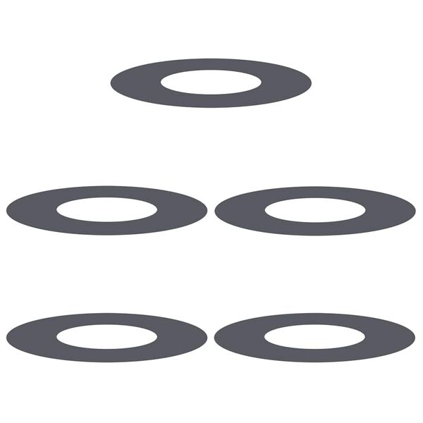 vidaXL adapt&eacute; pour anneaux d'arbre plats 5 pcs Anthracite &Oslash;30 / 60 cm