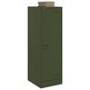 vidaXL Buffet vert olive 34,5x39x107 cm acier