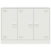 vidaXL Buffet blanc 99x39x73 cm acier
