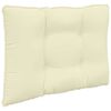 vidaXL Coussin de canap&eacute; d'ext&eacute;rieur 2 pcs Cr&egrave;me Polyester