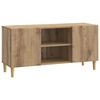 vidaXL Meuble TV Ch&ecirc;ne artisanal 102 x 34,5 x 50 cm Bois d'ing&eacute;nierie