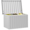 vidaXL Bo&icirc;te de rangement de jardin Gris 109x67x65 cm