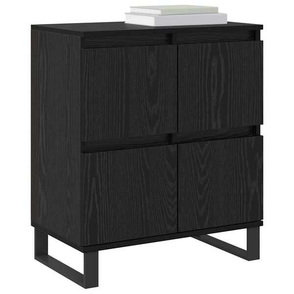 vidaXL Buffet Ch&ecirc;ne noir 60 x 35 x 70 cm