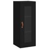 vidaXL Armoire murale noir 34,5x34x90 cm