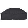 vidaXL Coussin Noir 100 x 40 x 8 cm Tissu Oxford