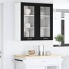 vidaXL Armoire suspendue Ch&ecirc;ne noir 40 x 31 x 80 cm Bois d'ing&eacute;nierie