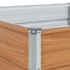 vidaXL Jardinière surélevée Marron Clair 400 x 80 x 45 cm
