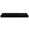 vidaXL &Eacute;tag&egrave;re murale flottante Noir 60x23,5x3,8 cm MDF
