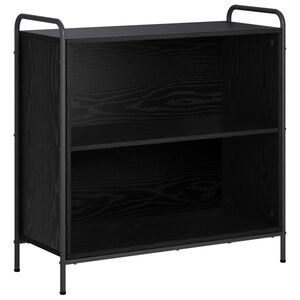 vidaXL Biblioth&egrave;que 80 x 33 x 80 cm Bois d'ing&eacute;nierie Ch&ecirc;ne noir