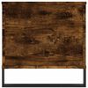 vidaXL Table basse Chêne fumé 90x44,5x45 cm Bois d'ingénierie