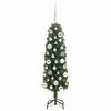 vidaXL Sapin de Noël artificiel Vert 120 cm PVC et acier et plastique