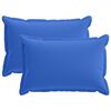 vidaXL Housse de coussin 2 pc HOUTEN Bleu royal 40 x 60 cm Polyester