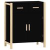 vidaXL Buffet Noir 62x38x75 cm Bois d'ing&eacute;nierie